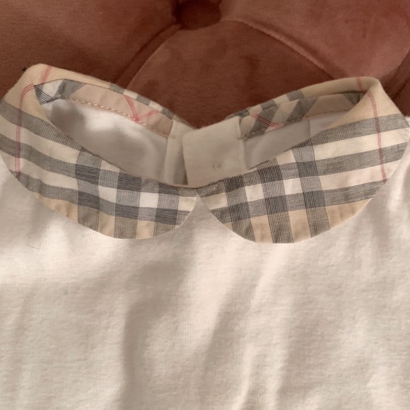 Burberry Boys Girls Nova Check Onesie Shirt